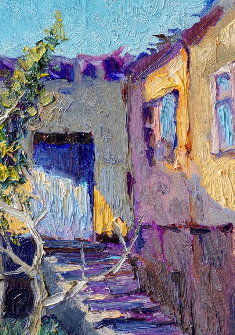 Original Expressionism Architecture Painting by Suren Nersisyan