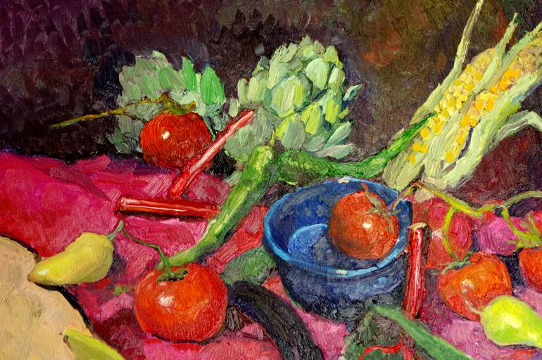 Original Still Life Painting by Suren Nersisyan