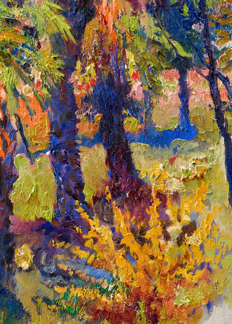 Original Impressionism Landscape Painting by Suren Nersisyan