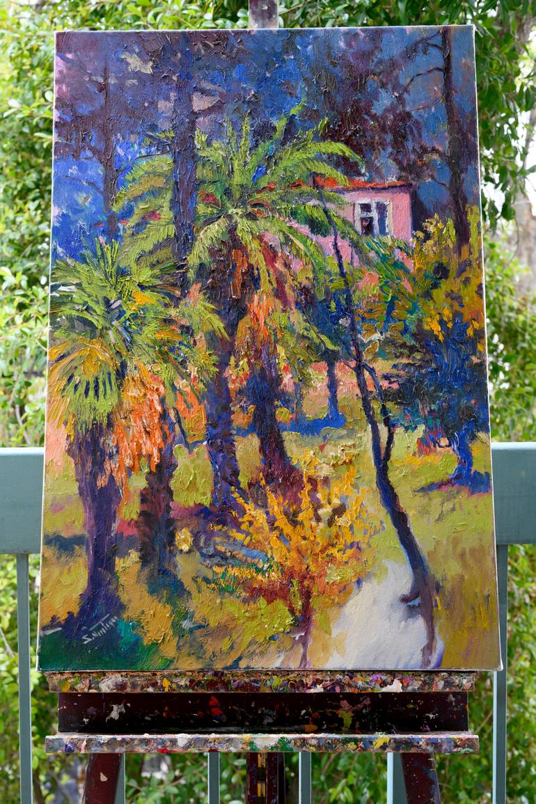 Original Impressionism Landscape Painting by Suren Nersisyan