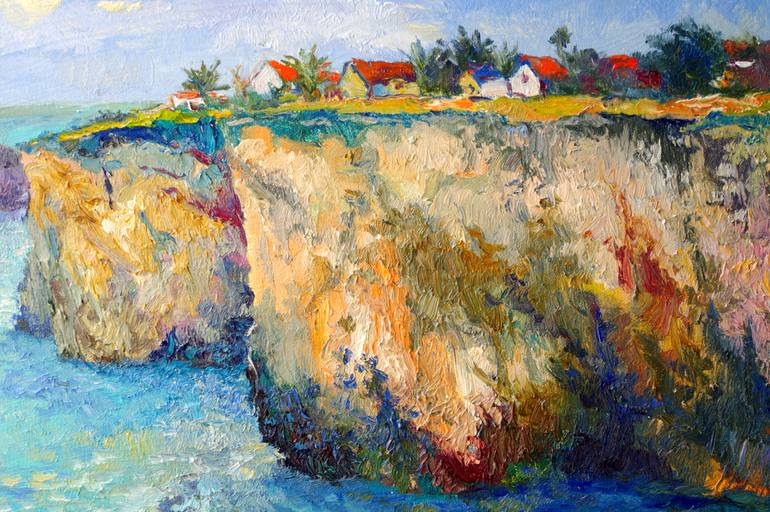 Original Expressionism Seascape Painting by Suren Nersisyan