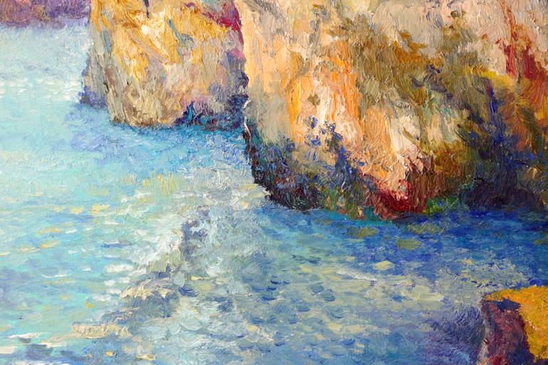 Original Expressionism Seascape Painting by Suren Nersisyan