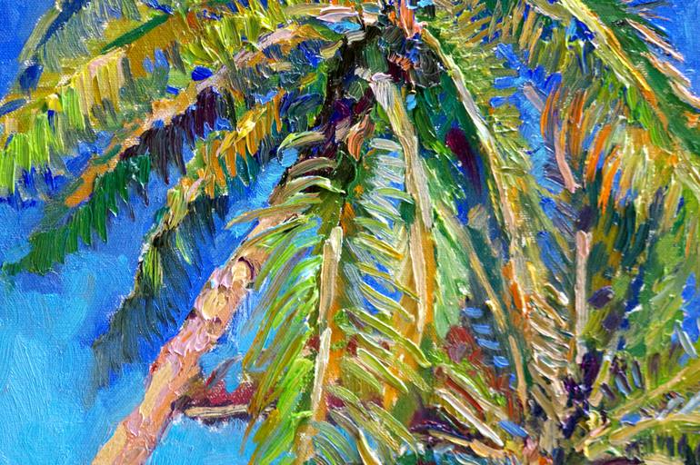 Palm Trees from The Beach, Coconut Palms Painting by Suren Nersisyan ...