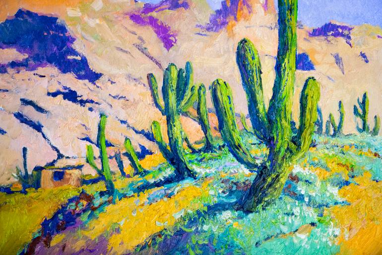 Original Expressionism Landscape Painting by Suren Nersisyan