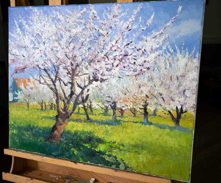 Original Expressionism Landscape Painting by Suren Nersisyan