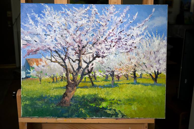 Original Expressionism Landscape Painting by Suren Nersisyan