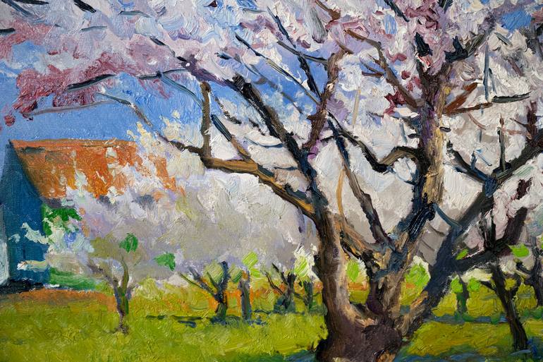 Original Expressionism Landscape Painting by Suren Nersisyan