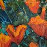 I painted this work in the mountains in California when local beautiful, orange poppies are in blossom!
The artwork is on gallery wrapped Belgian, Oil-Primed Linen. The artwork is wired from behind and framing can be optional.
If you have more questions, please feel free to ask!
best,
Suren