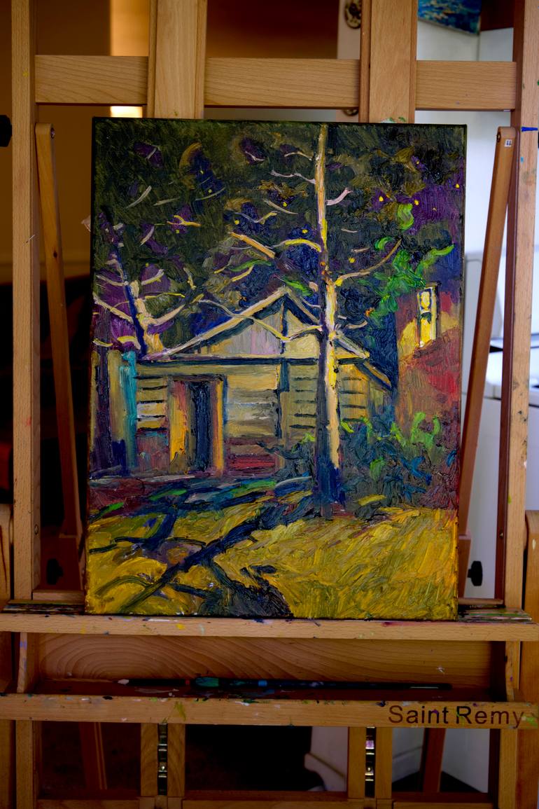 Original Expressionism Landscape Painting by Suren Nersisyan