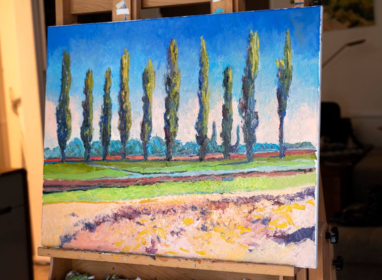 Original Impressionism Landscape Painting by Suren Nersisyan
