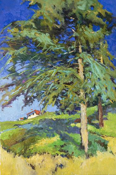 cedars of lebanon painting