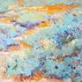 Inspired by the deserts of California I created this artwork. The soft turquoise green of plants and orange warm colors of the ground together look amazing.
The artwork is on gallery-wrapped, OIl-primed linen on a wooden frame.  It has a wire from behind and can be displayed even without a frame.
If you have more questions, please feel free to ask.