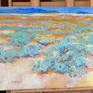 Inspired by the deserts of California I created this artwork. The soft turquoise green of plants and orange warm colors of the ground together look amazing.
The artwork is on gallery-wrapped, OIl-primed linen on a wooden frame.  It has a wire from behind and can be displayed even without a frame.
If you have more questions, please feel free to ask.
