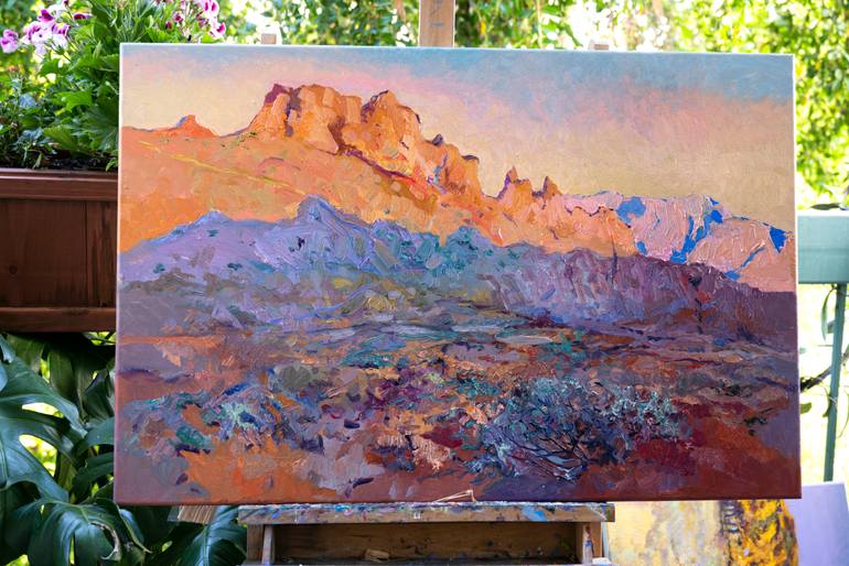 Original Expressionism Landscape Painting by Suren Nersisyan