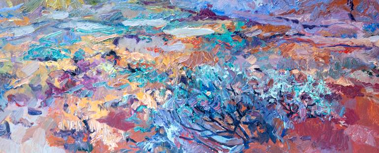 Original Expressionism Landscape Painting by Suren Nersisyan