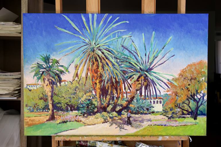 Original Impressionism Landscape Painting by Suren Nersisyan