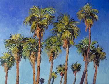 Print of Impressionism Tree Paintings by Suren Nersisyan