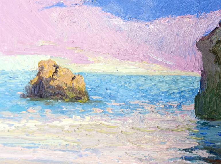 Original Impressionism Seascape Painting by Suren Nersisyan