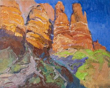 Landscape with Orange Rocks thumb