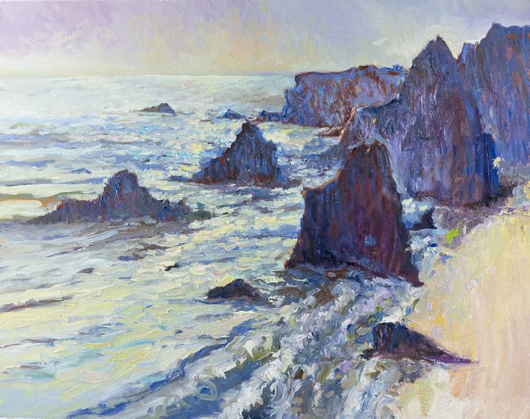Morning pn Pacific Ocean, El Matador Beach - Print