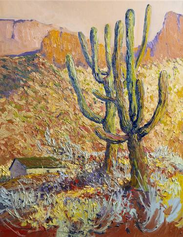 Arziona Landscape with Saguaro Cactus thumb