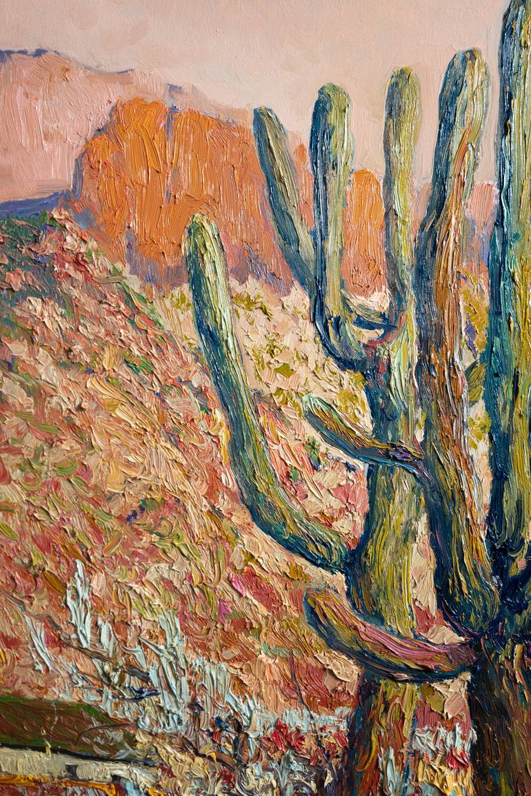 Original Expressionism Landscape Painting by Suren Nersisyan