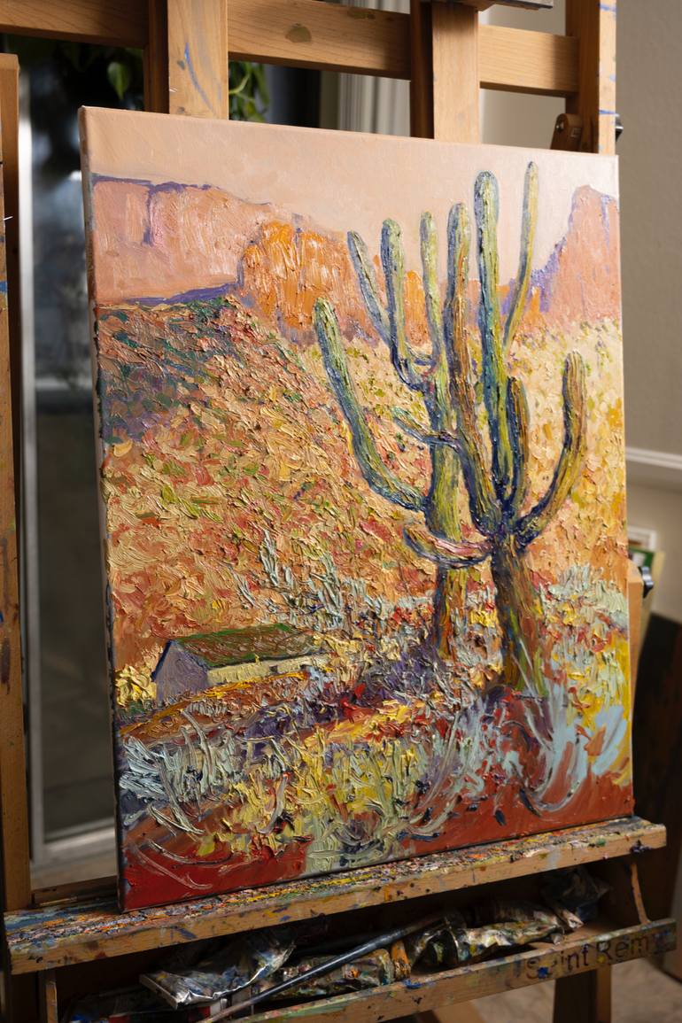 Original Expressionism Landscape Painting by Suren Nersisyan