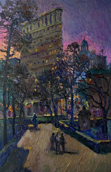 Original Impressionism Cities Paintings by Suren Nersisyan