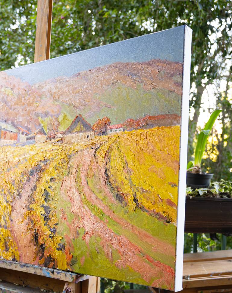 Original Expressionism Landscape Painting by Suren Nersisyan