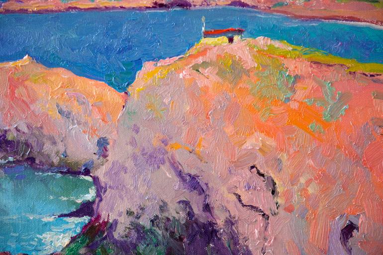 Original Expressionism Seascape Painting by Suren Nersisyan