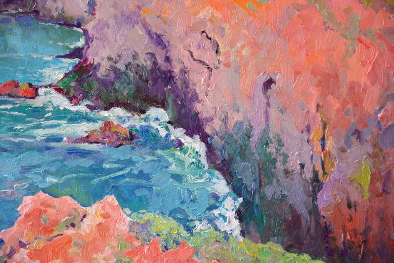 Original Expressionism Seascape Painting by Suren Nersisyan