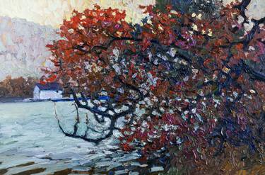 Original Expressionism Tree Paintings by Suren Nersisyan