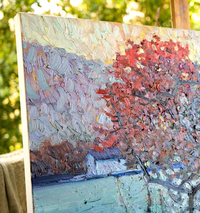 Original Expressionism Tree Painting by Suren Nersisyan