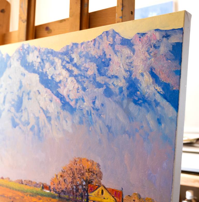Original Impressionism Landscape Painting by Suren Nersisyan