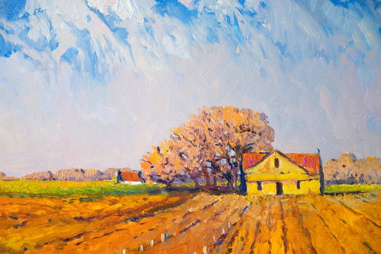 Original Impressionism Landscape Painting by Suren Nersisyan