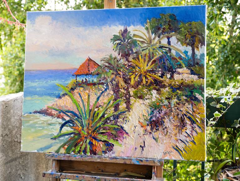 Original Expressionism Seascape Painting by Suren Nersisyan