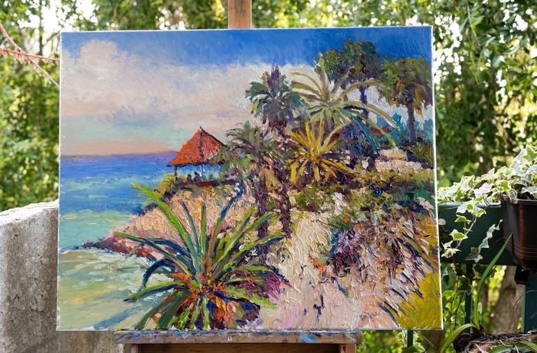 Original Expressionism Seascape Painting by Suren Nersisyan