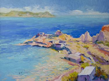 Print of Seascape Paintings by Suren Nersisyan