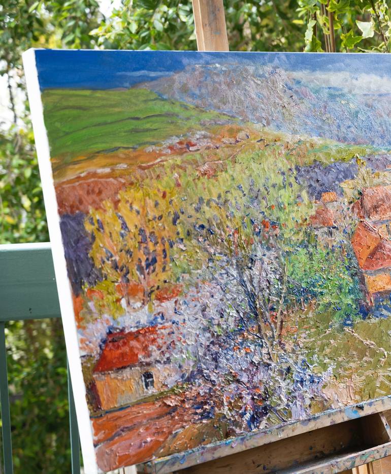 Original Impressionism Landscape Painting by Suren Nersisyan