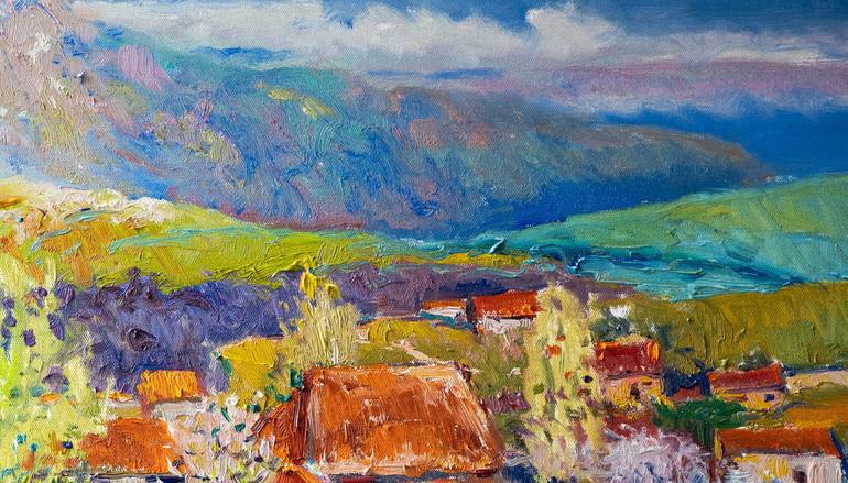 Original Impressionism Landscape Painting by Suren Nersisyan