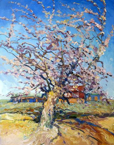 Print of Impressionism Tree Paintings by Suren Nersisyan