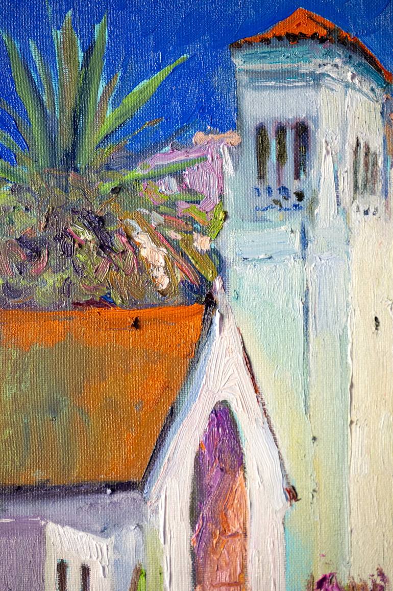 Original Expressionism Architecture Painting by Suren Nersisyan