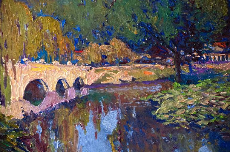 Original Impressionism Landscape Painting by Suren Nersisyan