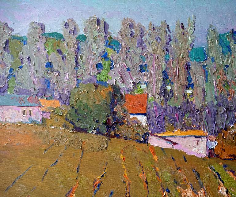 Original Impressionism Landscape Painting by Suren Nersisyan