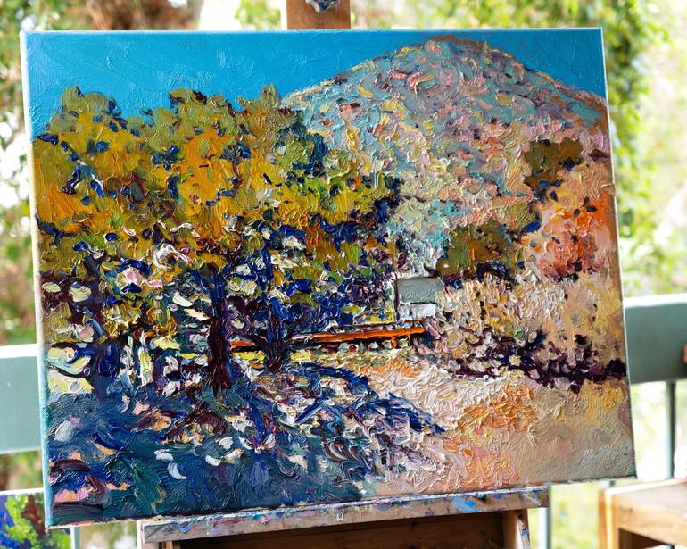 Original Expressionism Landscape Painting by Suren Nersisyan