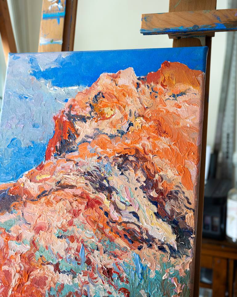 Original Expressionism Landscape Painting by Suren Nersisyan