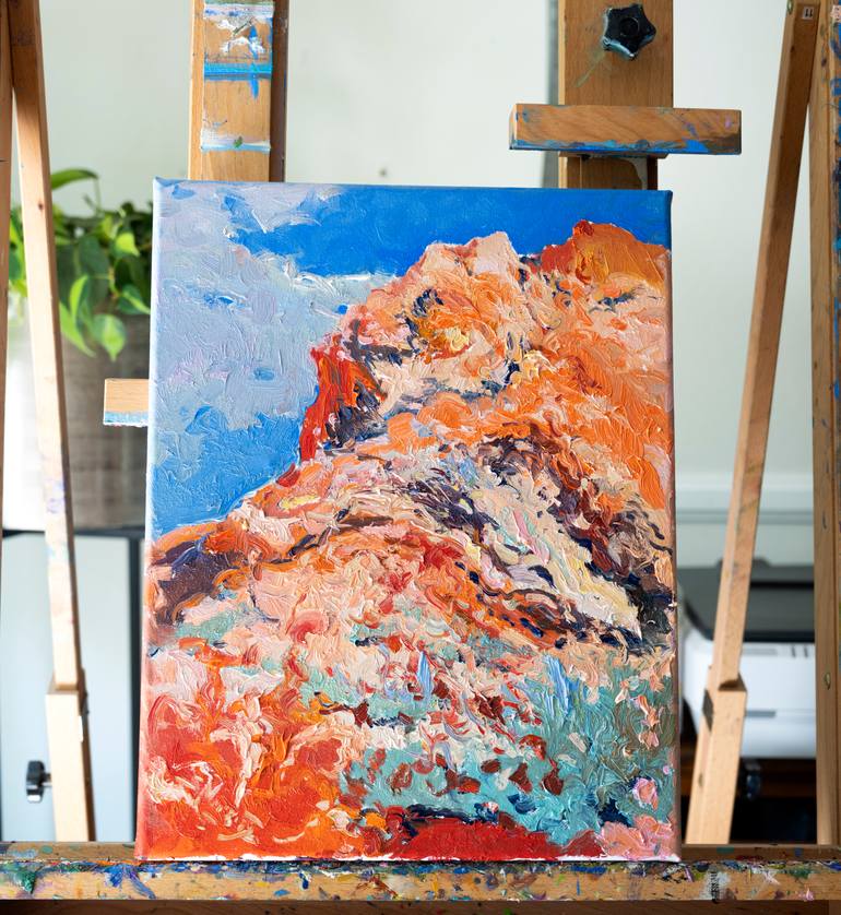 Original Expressionism Landscape Painting by Suren Nersisyan