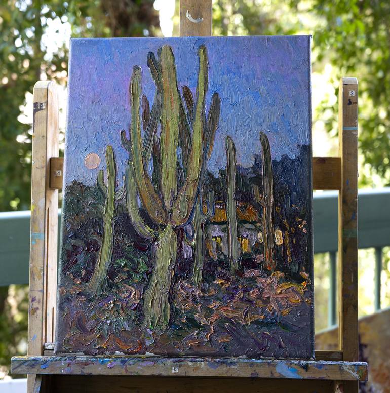 Original Impressionism Landscape Painting by Suren Nersisyan