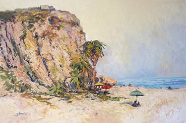 Print of Impressionism Beach Paintings by Suren Nersisyan