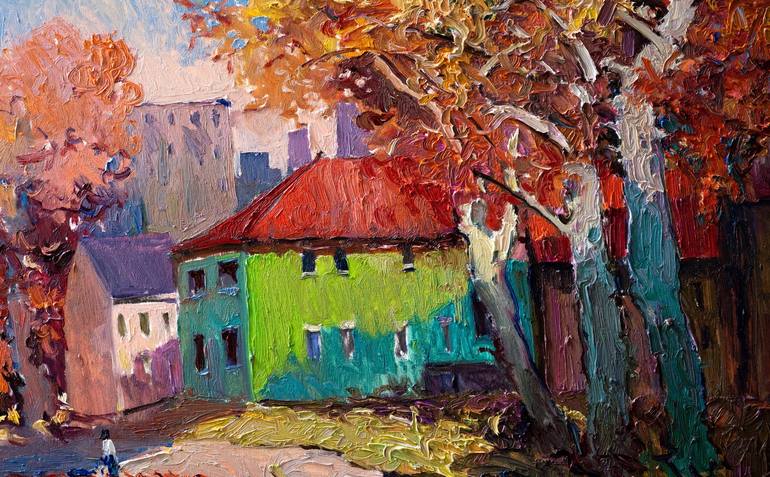 Original Impressionism Landscape Painting by Suren Nersisyan